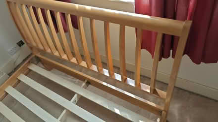 Photo of free Double bed frame (Old Isleworth) #4