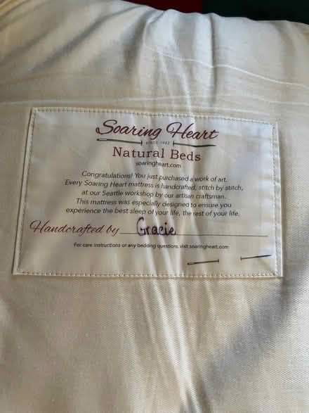 Photo of free Wool mattress topper (Ballard) #2
