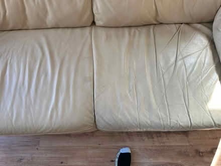 Photo of free Two cream sofas (Crosby L23) #1