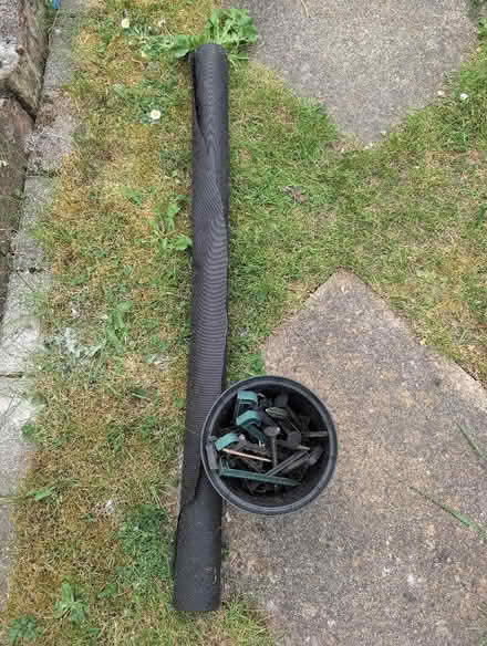 Photo of free Weed membrane and pegs (Headington OX3) #1