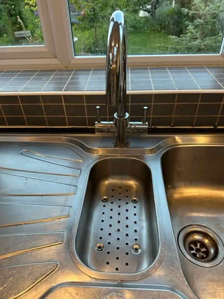 Photo of free Stainless steel sink bowl plus half (Cheltenham) #3