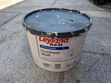 Photo of free 5 litres white paint (Earley, Reading, RG6) #1