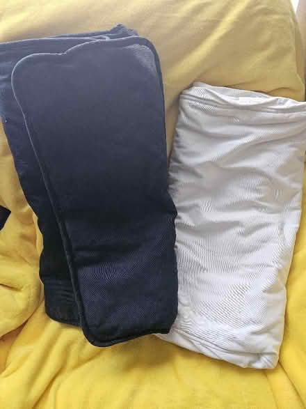 Photo of free 2 sets of IKEA Poang chair cushions and covers (Kedleston Road DE22) #2