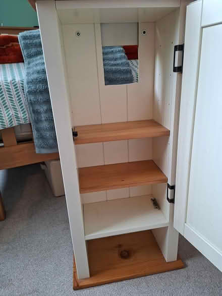 Photo of free Wooden bathroom cabinet (Mortimer Berkshire RG7) #3