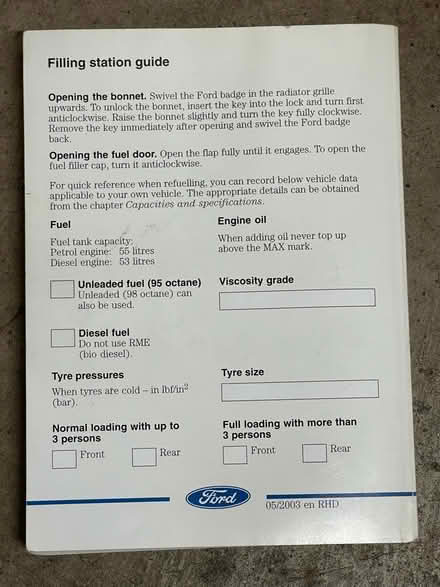 Photo of free Ford C-Max Owners Guide Handbook (B27, Acocks Green.B27) #4