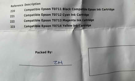 Photo of free printer cartridges (Crediton) #1
