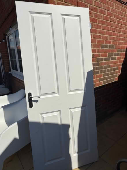 Photo of free Wooden door with hinges (Willingdon) #1