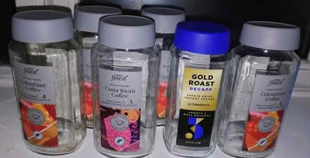 Photo of free 6 Glass Coffee Jars – Clean (Central Braintree) #1