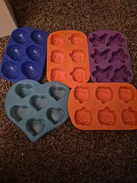 Photo of free Small cake silicone moulds (Lucan, Co. Dublin) #1