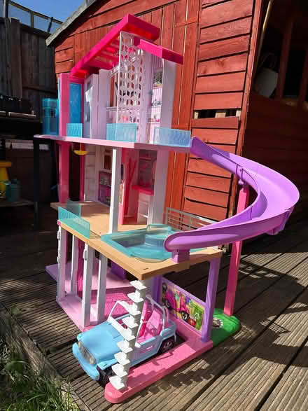 Photo of free Three storey Barbie Dream House with car and Princess Horse. (Fleetville AL4) #2