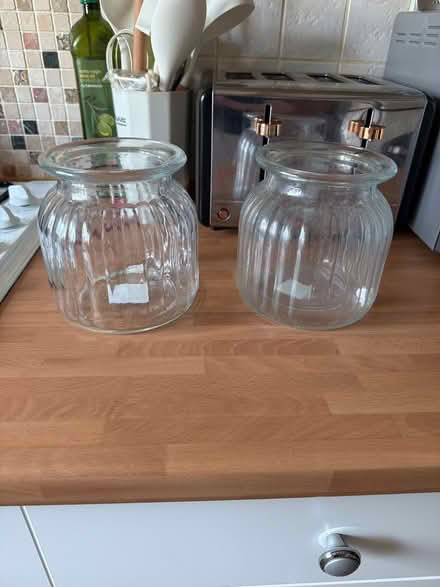 Photo of free Two glass jars (Home WV11) #1