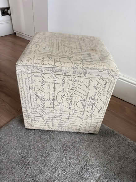 Photo of free Small Storage Pouffe (NE11) #1