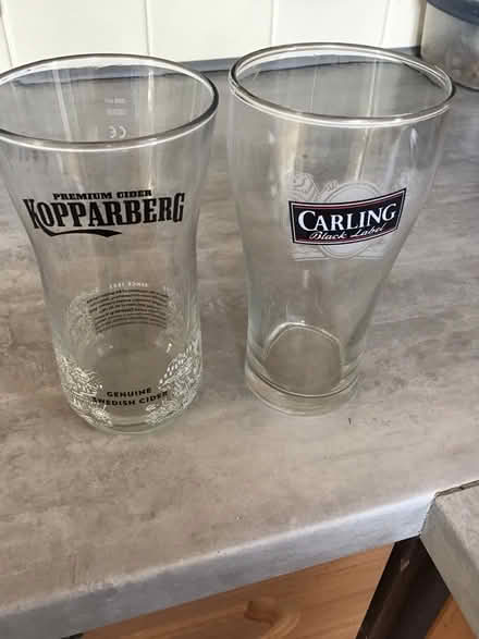 Photo of free 6. assorted. pint. glasses (wallsend ne28) #2