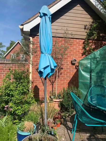 Photo of free Garden parasol no base (Colwall Stone WR13) #3