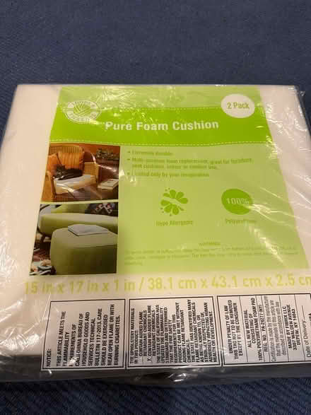 Photo of free Foam cushion insert (Park View/Columbia Heights) #1