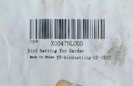 Photo of free Bird Netting (Near Washington & Commonwealth) #2