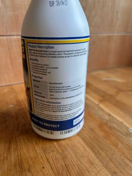 Photo of free Silverfish Killer (Upper Beeding) #2