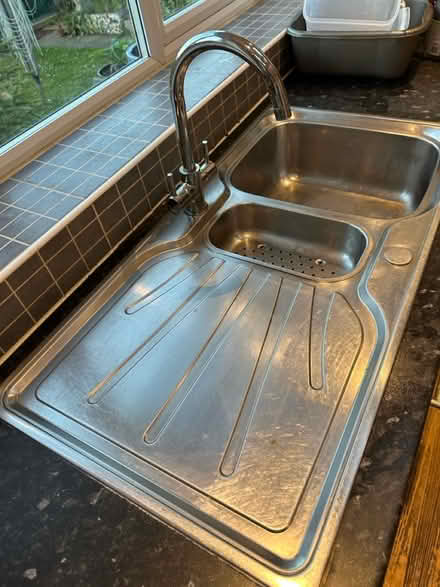 Photo of free Stainless steel sink bowl plus half (Cheltenham) #1