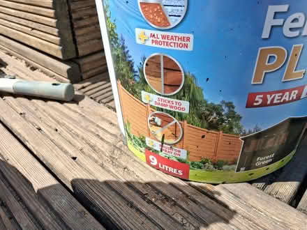 Photo of free Ronseal Fence Paint (Half left) (Earley, Reading, RG6) #2