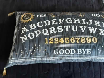 Photo of free Large Ouija Board Cushion (Saltaire BD18) #2