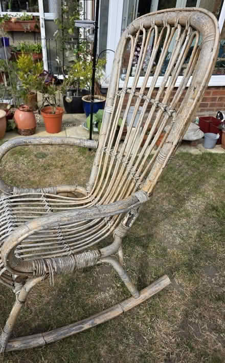 Photo of free Wicker rocking chair (Welling DA16) #2