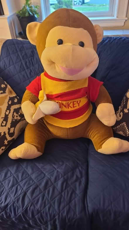 Photo of free 24" Tall Stuffed Monkey (Near Washington & Commonwealth) #1