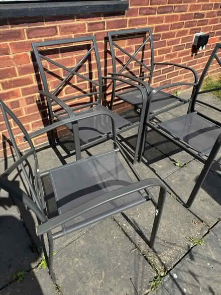 Photo of free X4 chairs garden (Hadlow TN11) #1