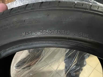 Photo of free M+S Tire 235/40R18 (qty 4) (Pittsford) #1