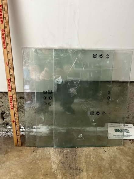 Photo of free 3 glass panels (Cameron Station, Alexandria) #1