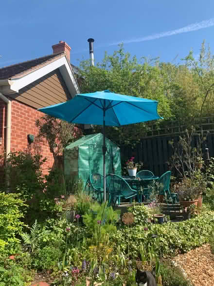 Photo of free Garden parasol no base (Colwall Stone WR13) #1