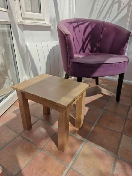 Photo of free Small side table/stand and chair (Oxford OX2) #1