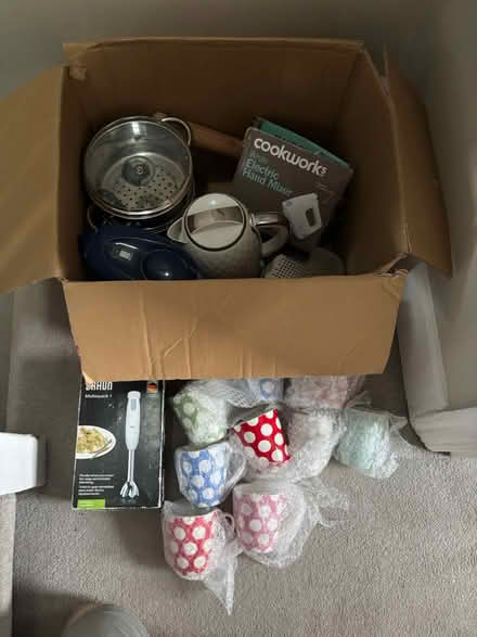 Photo of free Box of kitchen stuff (Surbiton KT6) #1