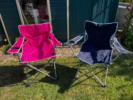 Photo of free 2 x camping chairs (Caversfield OX27) #1