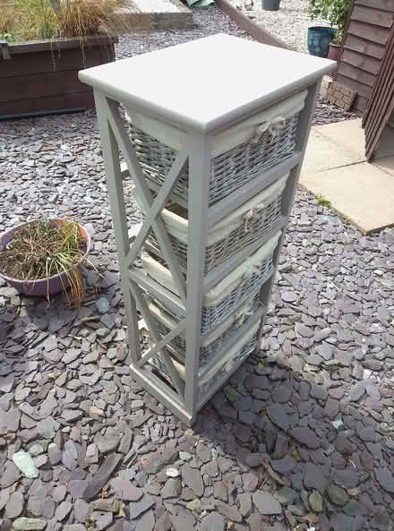 Photo of free Wicker and Wood storage unit (Wem SY4) #4