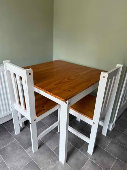 Photo of free Table and 2 chairs (DE22) #1