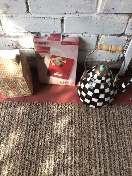 Photo of free kettle. biscuit barrel scales (wallsend ne28) #1