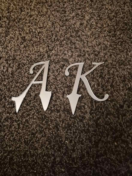 Photo of free Initial cake topper (Lucan, Co. Dublin) #1