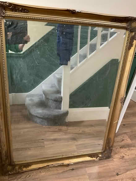Photo of free Large gilt edged mirror (SE26) #1