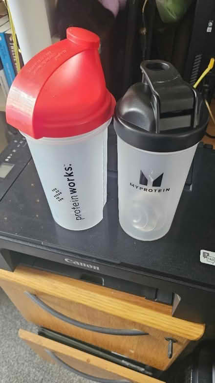 Photo of free 2 x protein shakers (Canford Heath BH17) #1