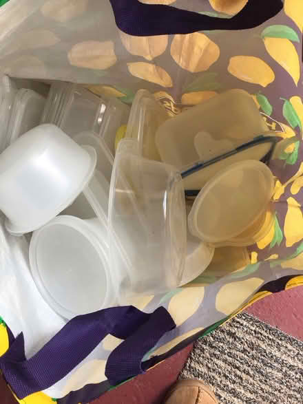 Photo of free plastic containers with lids (wallsend ne28) #1