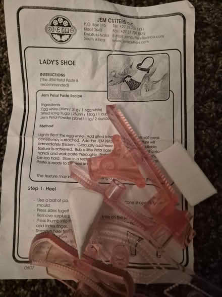 Photo of free Jem shoe making kit (Lucan, Co. Dublin) #1