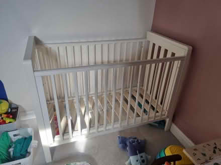 Photo of free White cot (Bearwood B67) #1