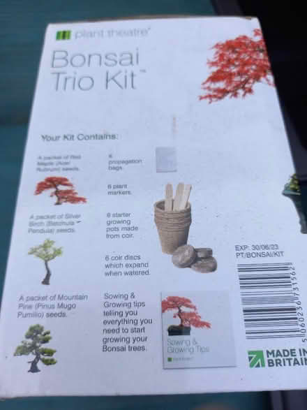 Photo of free Bonsai growing kit (Market Deeping PE6) #2