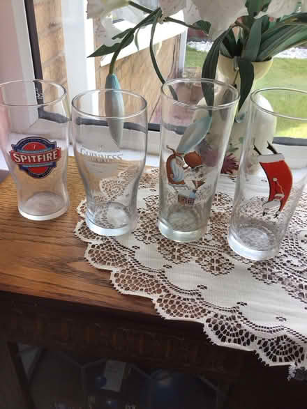 Photo of free 6. assorted. pint. glasses (wallsend ne28) #1