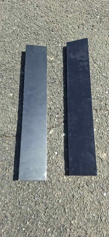 Photo of free 2 black wood shelves (CO6 - West Bergholt) #3