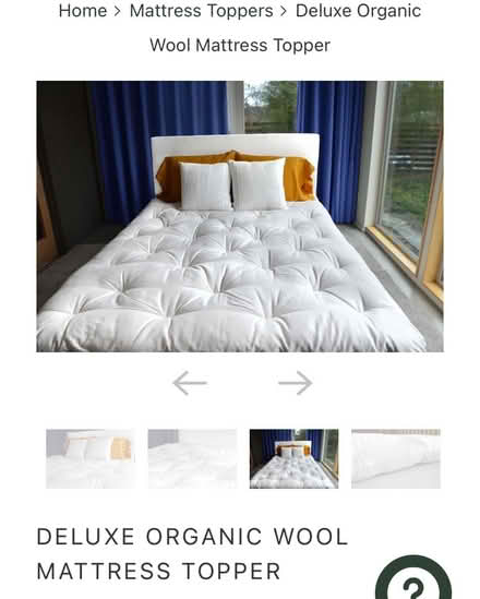 Photo of free Wool mattress topper (Ballard) #1