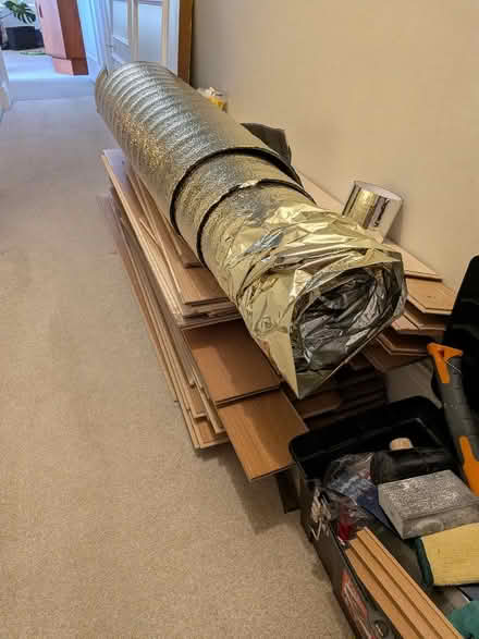 Photo of free Old floorboards and new underlay (Crouch End N8) #1
