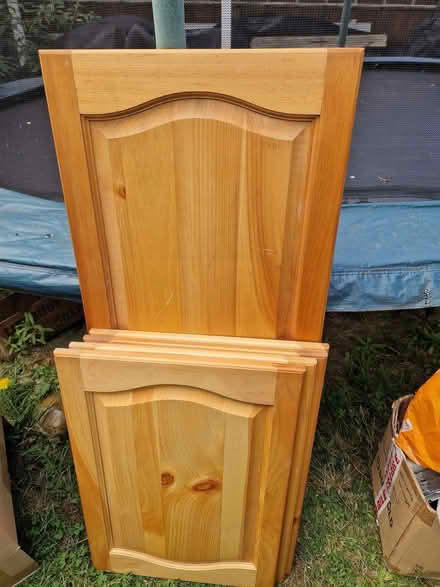 Photo of free Pine cabinet doors (Gidea Park RM2) #1