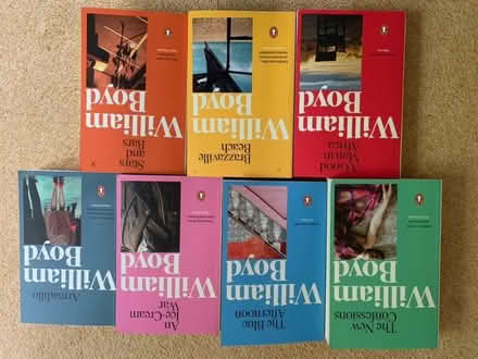 Photo of free William Boyd penguin books x7 (Pirbright GU24) #1