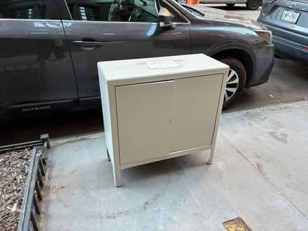 Photo of free Grey metal cabinet (West End Ave (bet 75th & 76th)) #1
